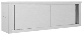 vidaXL Dulap perete bucătărie uși glisante 150x40x50cm oțel inoxidabil