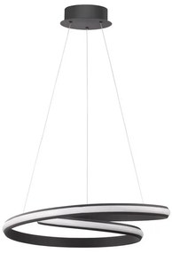 Lustra suspendata LED design modern Malvi, negru NVL-9357042