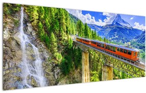 Tablou - Matterhorn, Zermatt, Valais, Elveția (120x50 cm)