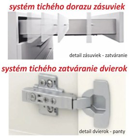 Dulap superior, G80, alb super luciu HG, LINE ALB G80