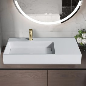 Lavoar Archi alb mat L75 cm