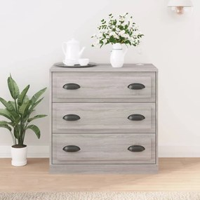 vidaXL Servantă, gri sonoma, 70x35,5x67,5 cm, lemn prelucrat