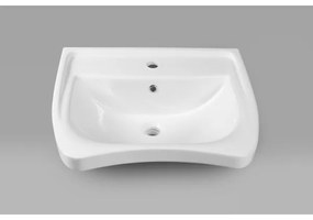 Sapho - Chiuvetă suspendată pentru persoane cu dizabilități DISABLED 60x55 cm ceramică/albă