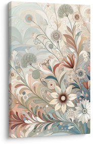 Tablou flori elegante în linii fine
