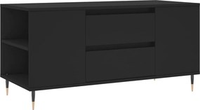 vidaXL Măsuță de cafea, negru, 102x44,5x50 cm, lemn prelucrat