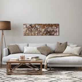 Tablou - Copaci (cu ceas) (90x30 cm)