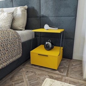 Măsuță de noptieră Tekoba Yellow
