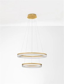 Lustra suspendata LED CCT design circular Luana 60cm NVL-9130638