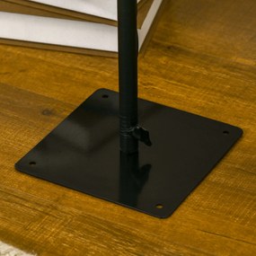 HOMCOM Lumină Copac Cireș cu 150 LED-uri Lampă Decorativă Floare de Cireș pentru Interior 17x17x150 cm Negru | Aosom Romania