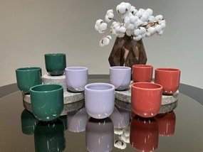 Pahar Ceramica Senso Novum (Grena, Lucios, 250ml) Gresie Glazurata Manual