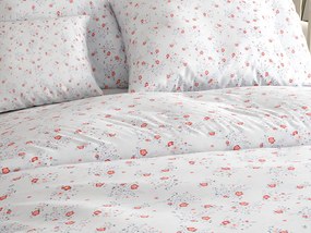 Lenjerie de microfibra FLORINE crem Dimensiune lenjerie de pat: 70 x 80 cm | 140 x 200 cm