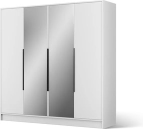 Dulap Lunara Hinged – 200x51x200 cm – Alb