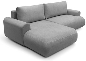 Colțar extensibil cu funcție de dormit Lotulis Mini stânga - gri material hidrofob Blur 18
