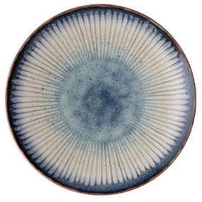 Set de veselă 24 piese, din porțelan, albastru