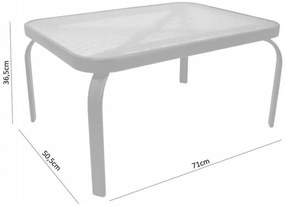 Set mobilier de grădină Bissi (gri) (pentru 4 persoane). 1096315