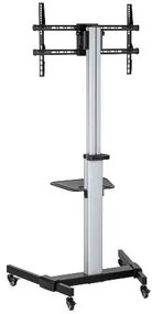 Suport mobil pentru TV Brateck FS44-46TW, aluminiu / negru