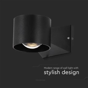 Aplică LED de exterior LED/5W/230V 3000K IP65 negru