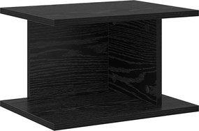 vidaXL Noptieră Stejar Negru 40 x 30 x 25 cm Lemn compozit