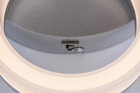 Plafoniera LED design geometric circular Amilia crom