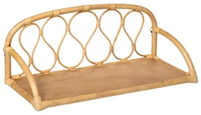 Raft decorativ pentru camera copilului, agatat, 57 cm, ratan