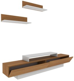 Mobilier living Lusalona (alb + teak). 1107307