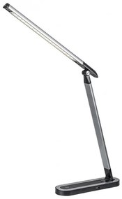 Veioza / Lampa LED de birou reglabila Misha argintiu/negru