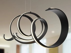 Lustra LED XXL suspendata cu telecomanda Amara