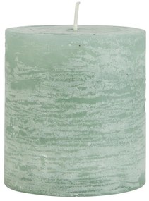 IB Laursen Lumanare stalp verde RUSTIC CANDLE GREEN 7,5 cm