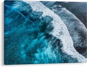 Tablou - Valuri pe mare (70x50 cm)