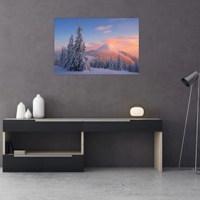 Tablou - Peisaj de iarnă (90x60 cm)