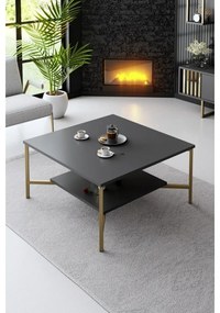 Măsuță de cafea Gold Line Anthracite