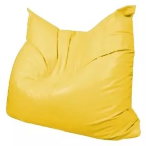 JAKS Pernă de șezut Puff 130 x 100 x 30 cm galben