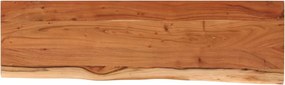 vidaXL Raft perete 100x30x3,8cm dreptunghiular lemn acacia margine vie