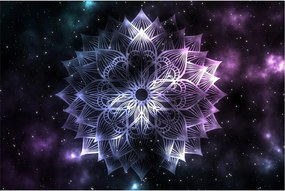 Tablou - Mandala Lotus în spațiu (90x60 cm)