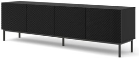 Masă TV C 4D 200 Rowanna (Negru lucios). 1125048