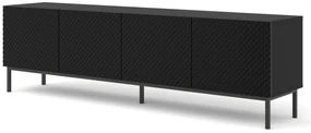 Masă TV C 4D 200 Rowanna (Negru lucios). 1125048