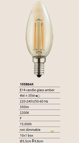 Bec LED E14 LED 4W 350lm 2200K