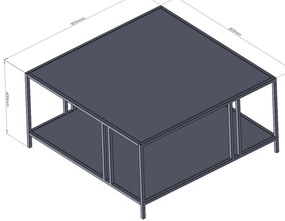 Măsuță de cafea Uma (Negru). 1073045