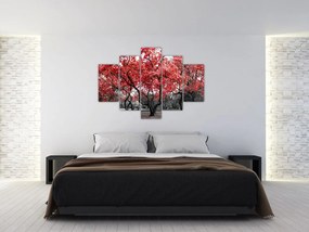 Tablou - Copacii roșii, Central Park, New York (150x105 cm)