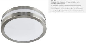 Plafoniera de exterior moderna IP44 Outdoor 2641-28 SRT