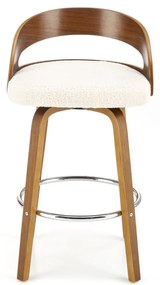 Scaun de bar H110 crem/nuc