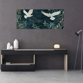 Tablou - Două porumbei (120x50 cm)