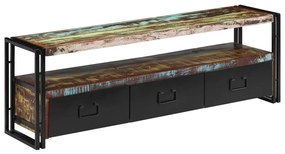 vidaXL Comodă TV, 120 x 30 x 40 cm, lemn masiv reciclat