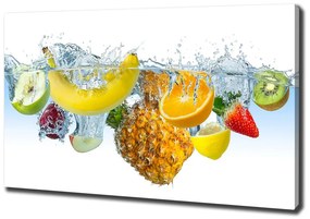 Tablou pe pânză Fructele sub apa