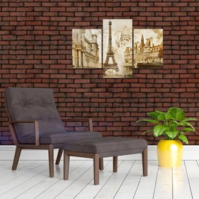 Tablou - Monumente din Paris (90x60 cm)