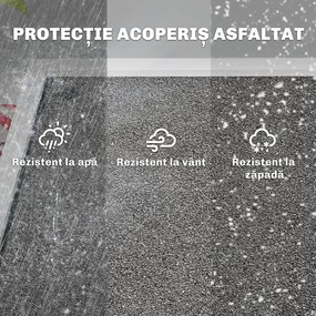 Outsunny Dulap de Exterior pentru Unelte cu 3 Rafturi Detasabile | Aosom Romania