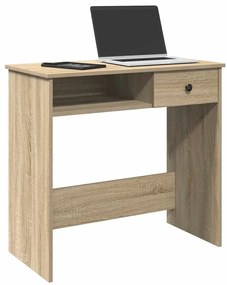 vidaXL Birou, stejar Sonoma, 80 x 40 x 75 cm, PAL