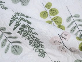 Cuvertura de pat SCANDI NATURE, verde Dimensiune: 220 x 240 cm