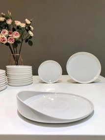 Set 108 Platouri Molecule Casablanca (30 cm Alb)