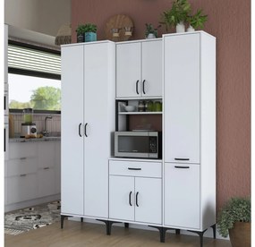 Set dulapuri bucătărie Jenaretta 19 (alb + negru). 1107091